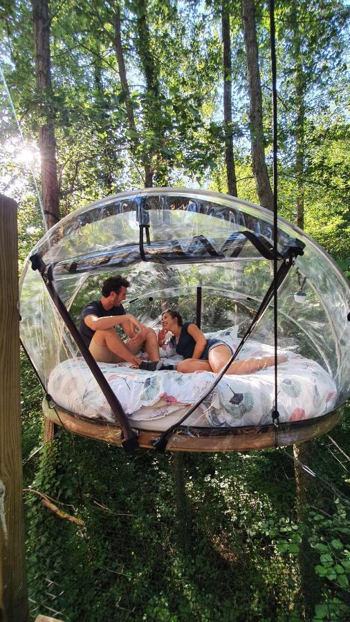 Les Bulles De La Maison Du Rocher Noisy-sur-Ecole Dış mekan fotoğraf